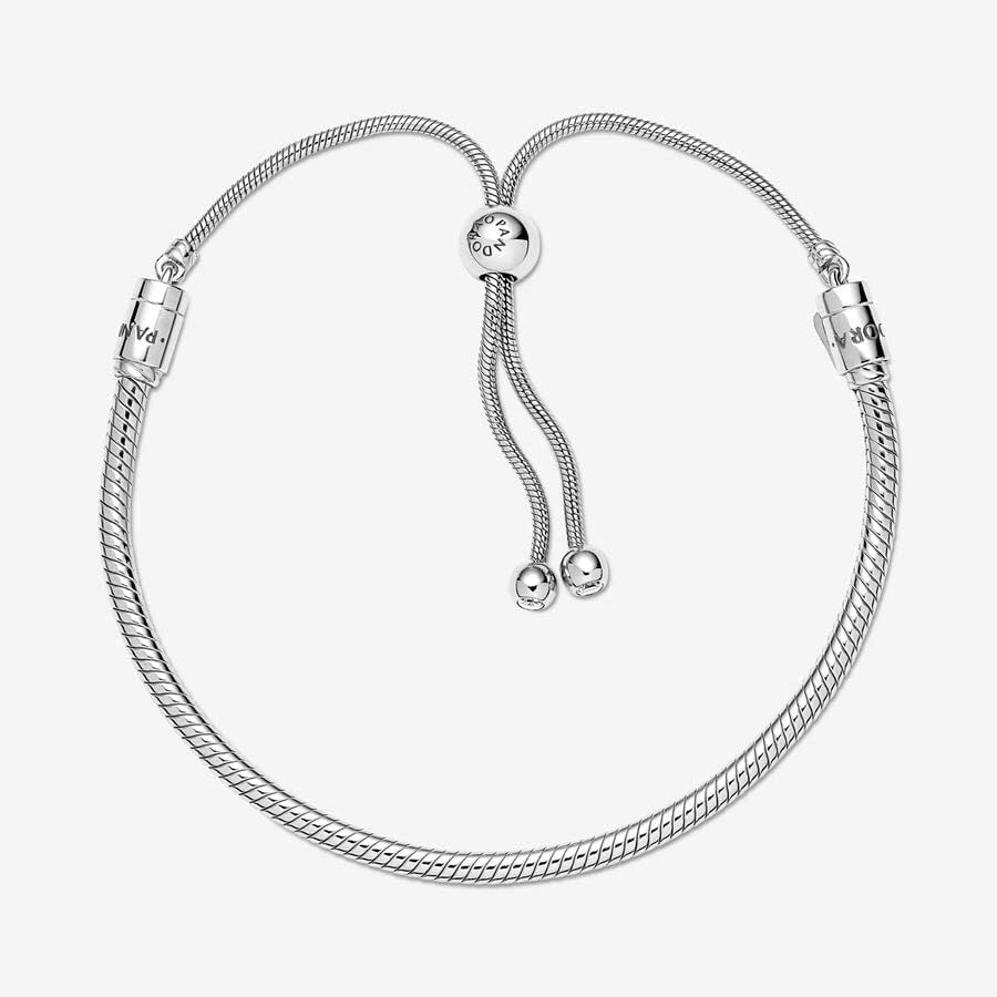 image:imagePANDORA Moments Snake Chain Slider Bracelet110 Inches