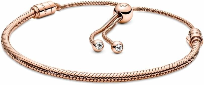 image:imagePANDORA Moments Snake Chain Slider Bracelet90 Centimeters