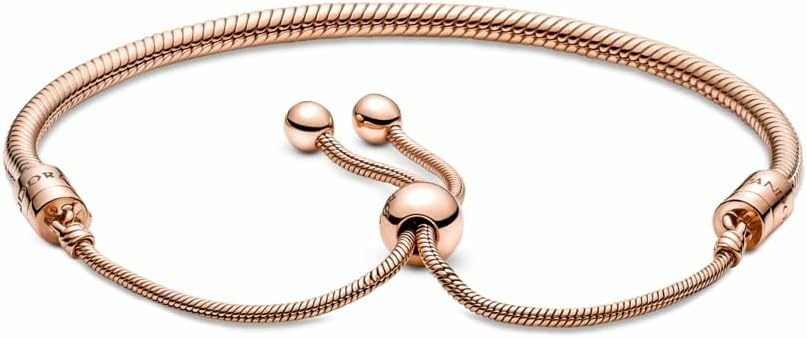 image:imagePANDORA Moments Snake Chain Slider Bracelet90 Centimeters
