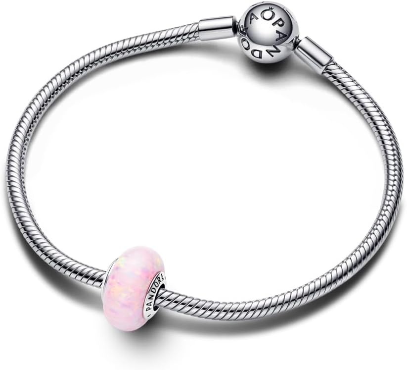image:imagePANDORA Opalescent Charm Summer Jewelry Compatible Moments Gift for Her Sterling Silver with Blue Opal With Gift BoxPink