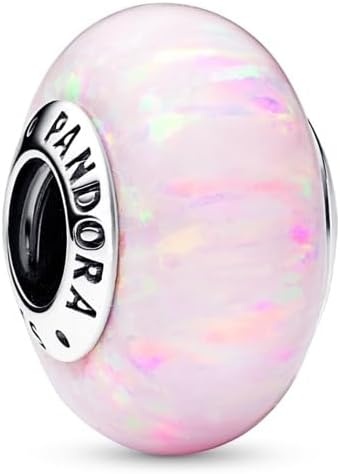 image:imagePANDORA Opalescent Charm Summer Jewelry Compatible Moments Gift for Her Sterling Silver with Blue Opal With Gift BoxPink