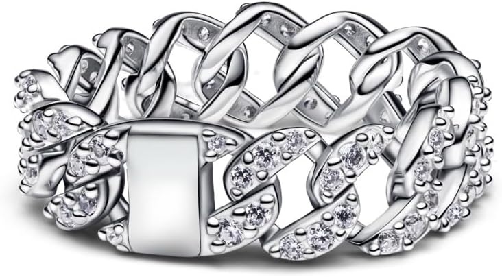 image:imagePANDORA Pav Cuban Chain Ring