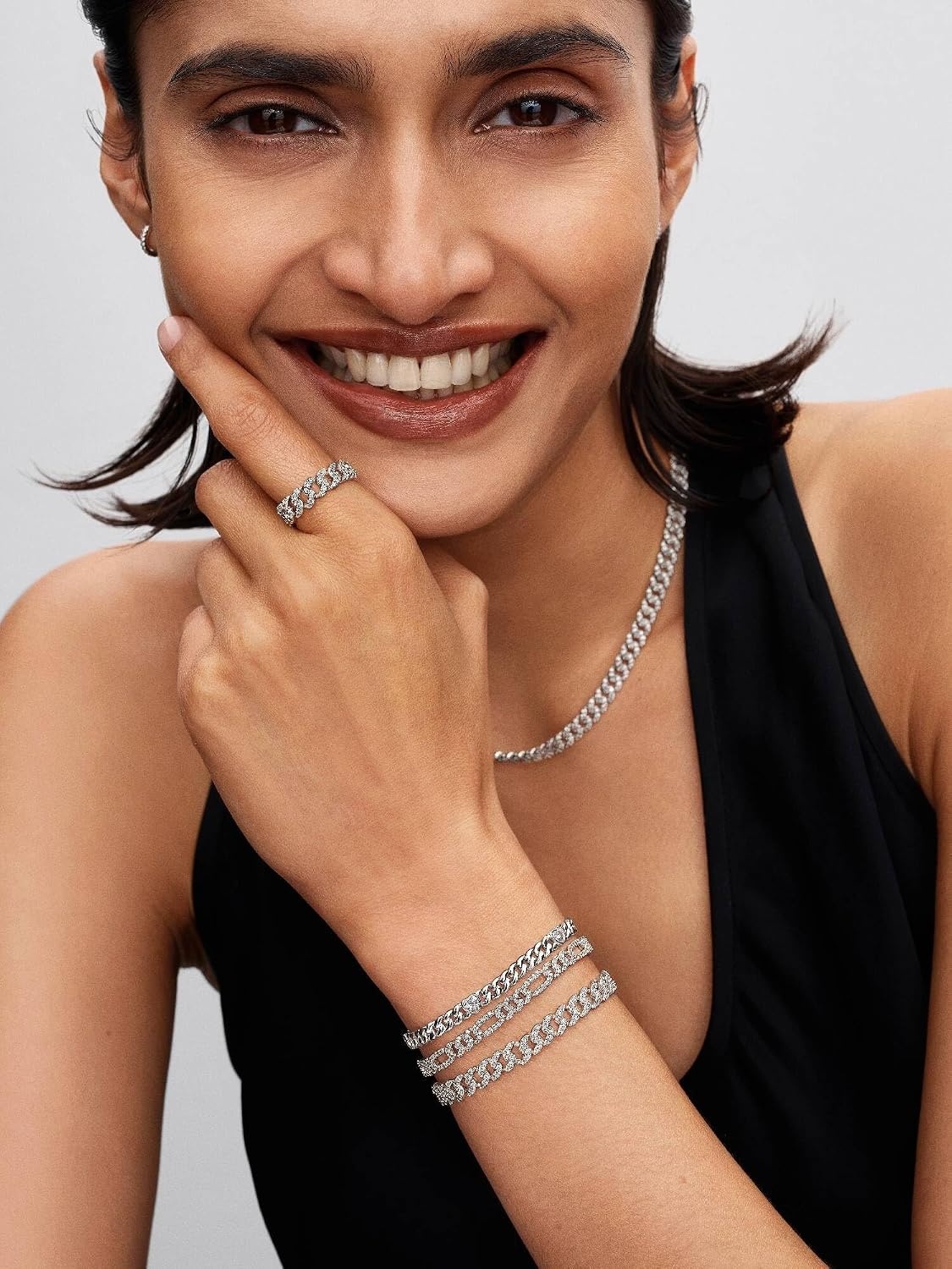 image:imagePANDORA Pav Cuban Chain Ring