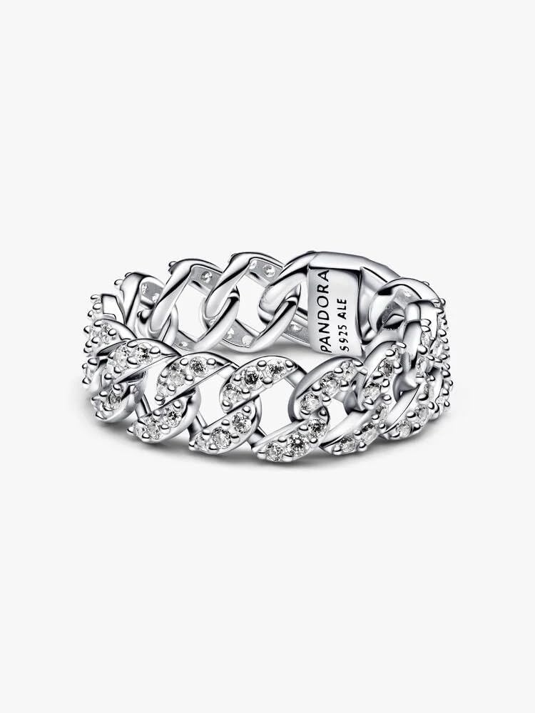 image:imagePANDORA Pav Cuban Chain Ring