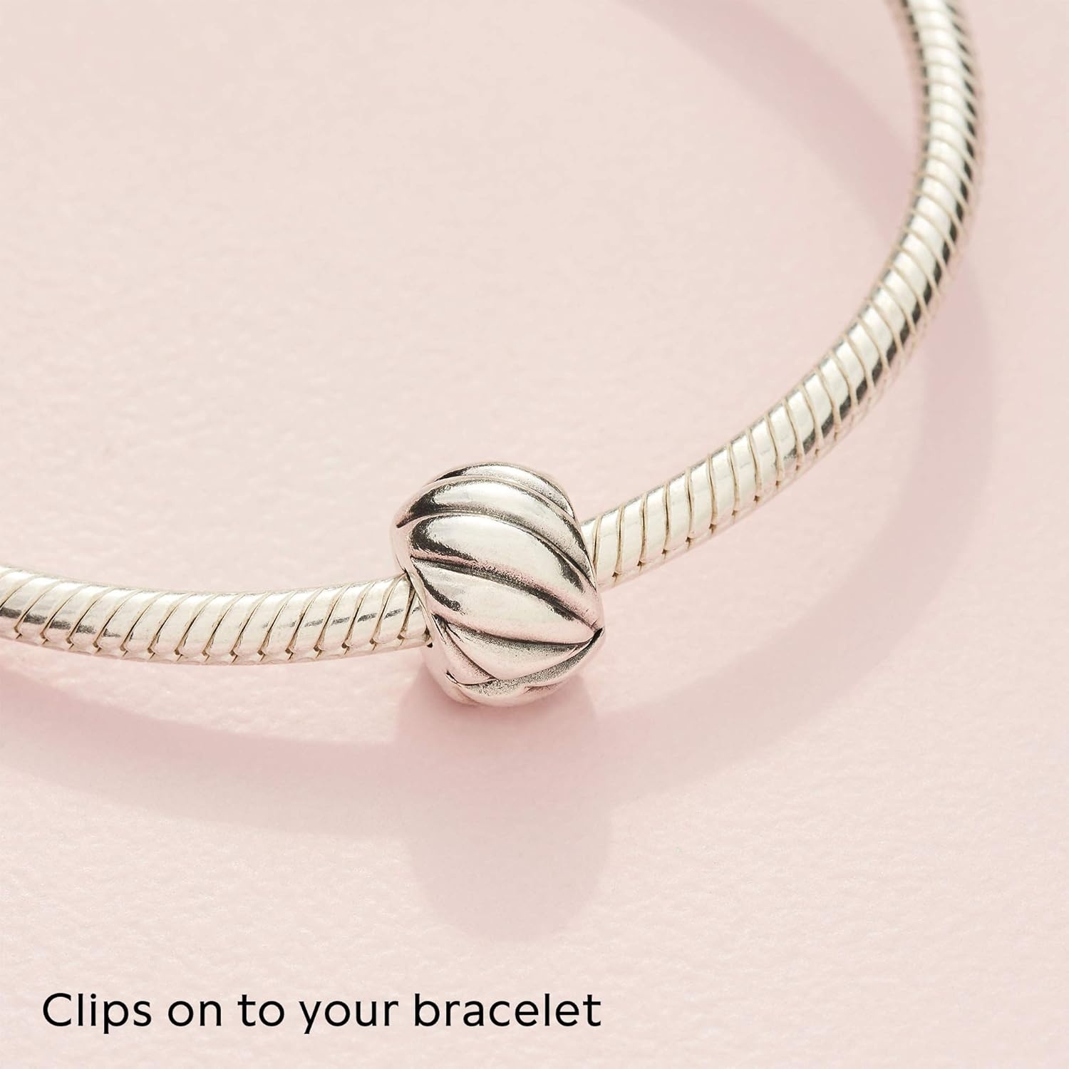 image:imagePANDORA Polished Feathered Clip Charm Bracelet Charm for PANDORA Moments Bracelets Stunning Womens Jewelry Gift for Women in Your Life Made with Sterling Silver With Gift Box
