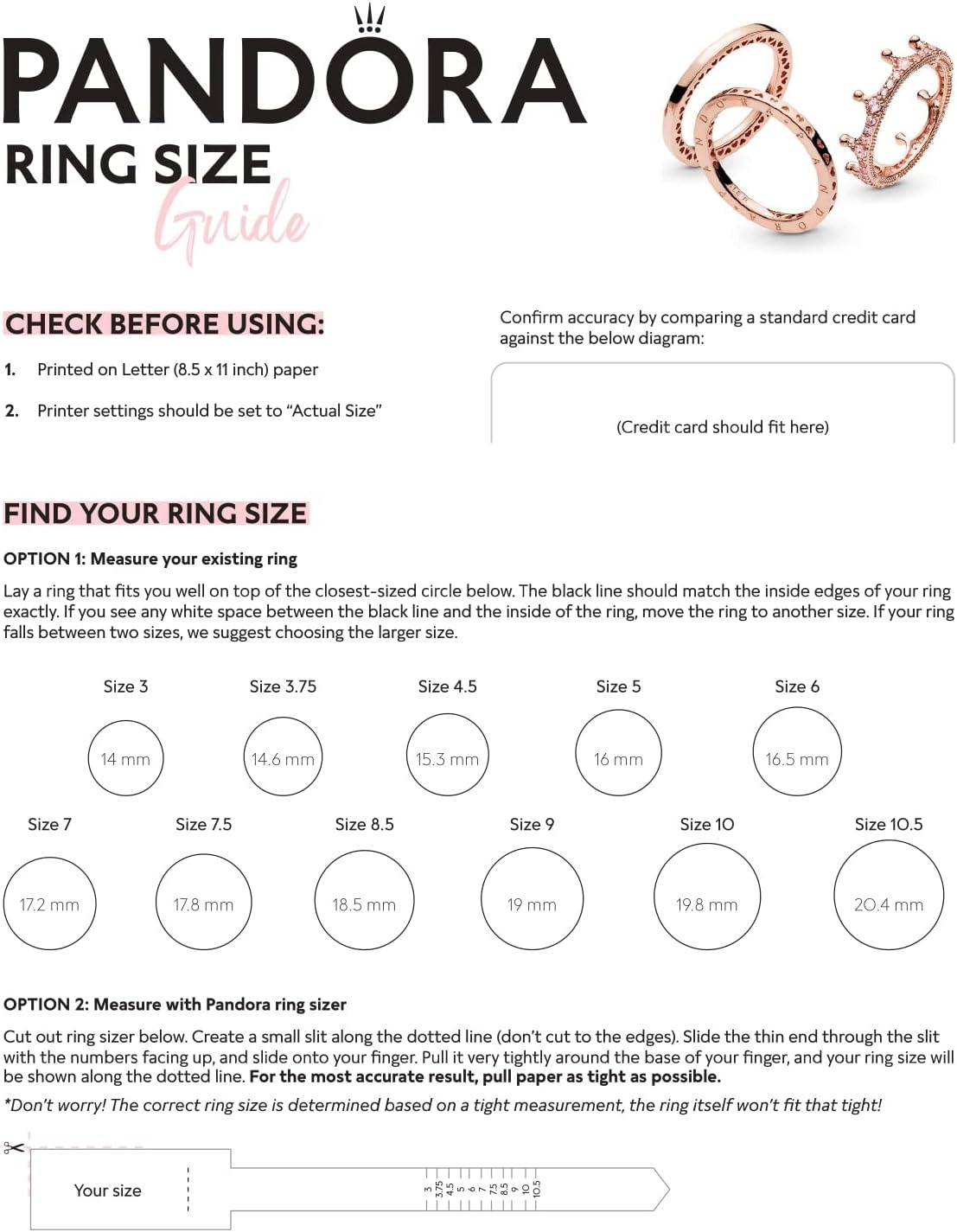 image:imagePANDORA Princess Tiara Crown Ring Ring for Women Ring with Cubic Zirconia Gift for Her With Gift BoxSterling Silver