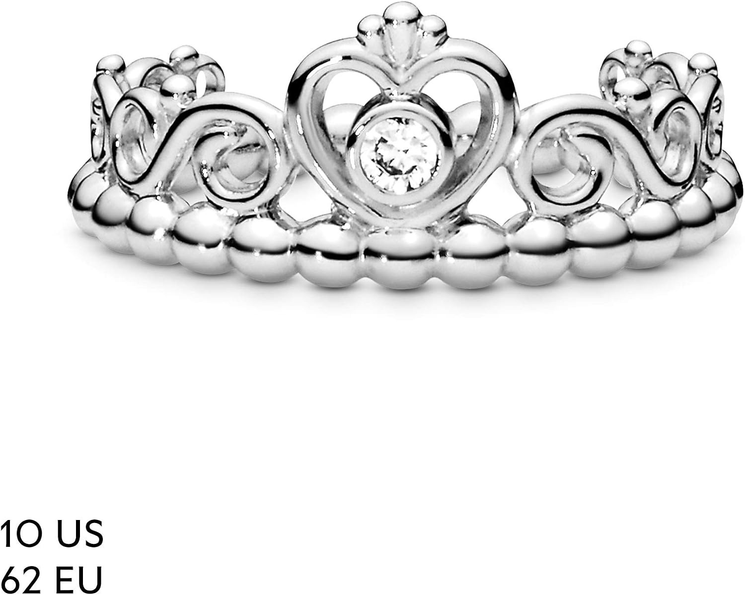 image:imagePANDORA Princess Tiara Crown Ring Ring for Women Ring with Cubic Zirconia Gift for Her With Gift BoxSterling Silver