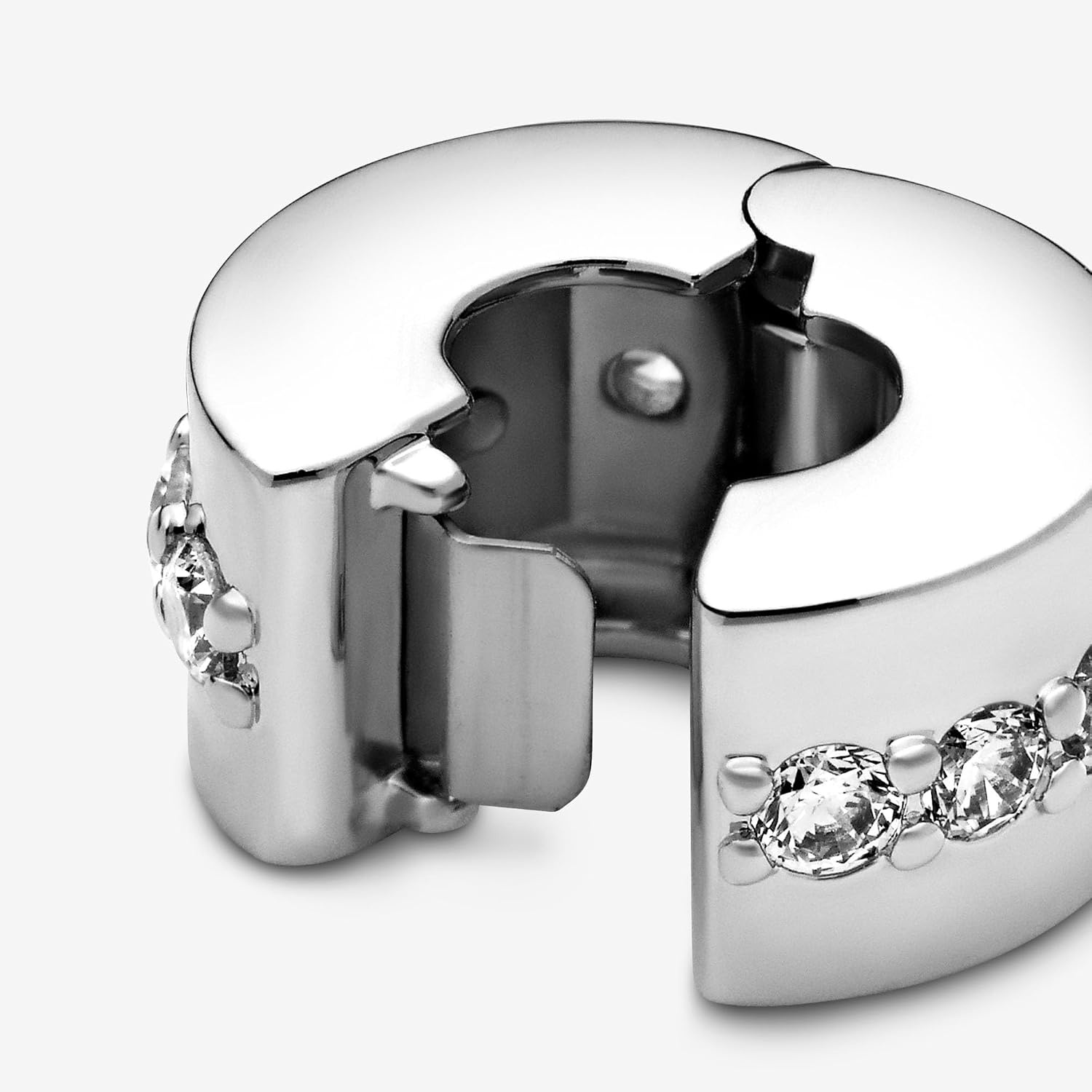 image:imagePANDORA Shining Path Clip Charm Compatible Moments Bracelets Jewelry for Women Gift for Women in Your Life Made with Sterling Silver amp Cubic Zirconia With Gift Box
