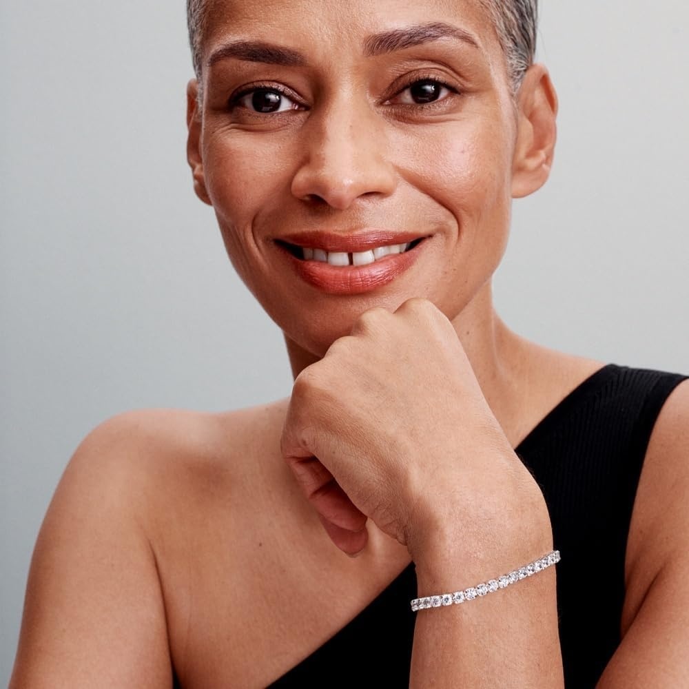 image:imagePANDORA Sparkling Bold Tennis BraceletSilver