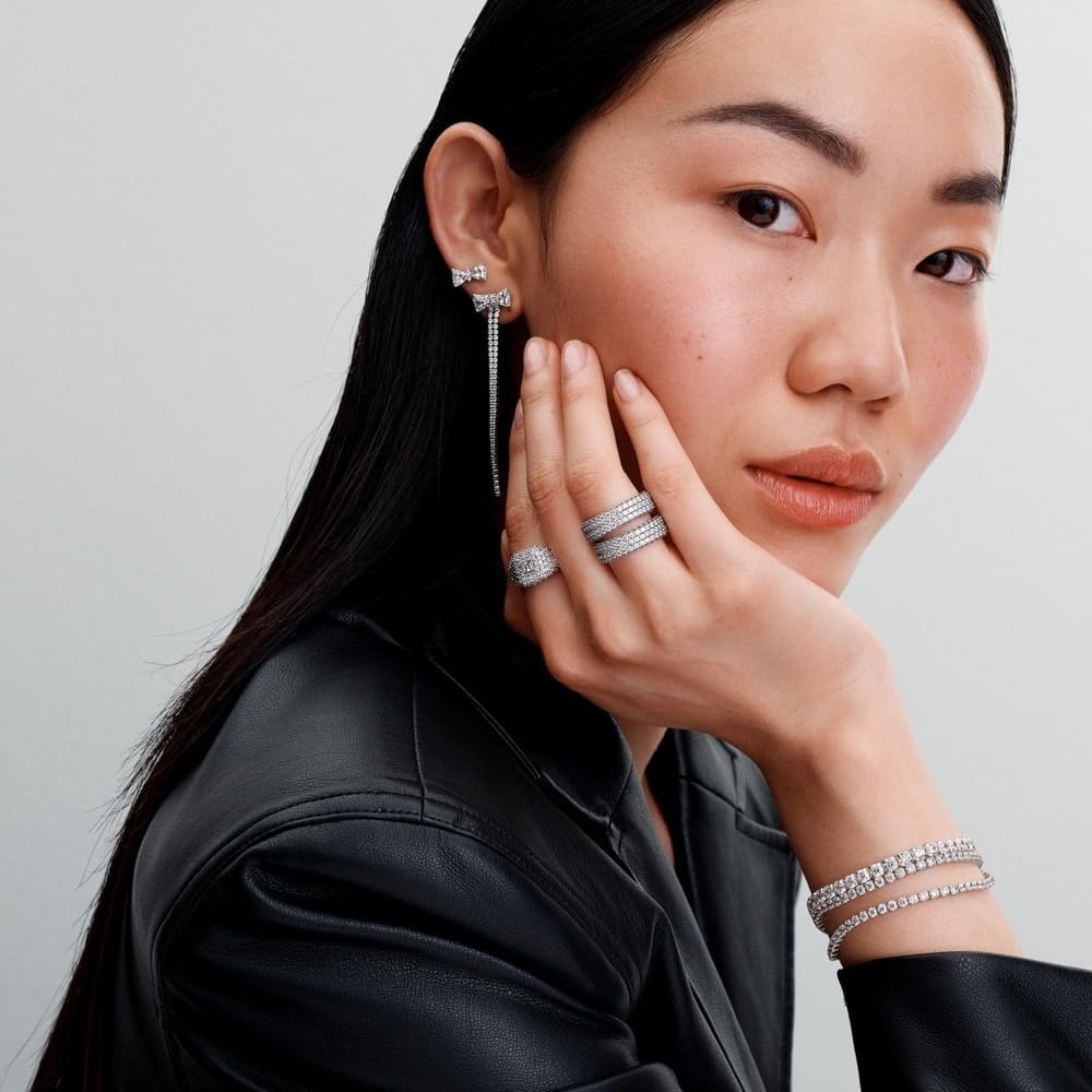 image:imagePANDORA Sparkling Bold Tennis BraceletSilver