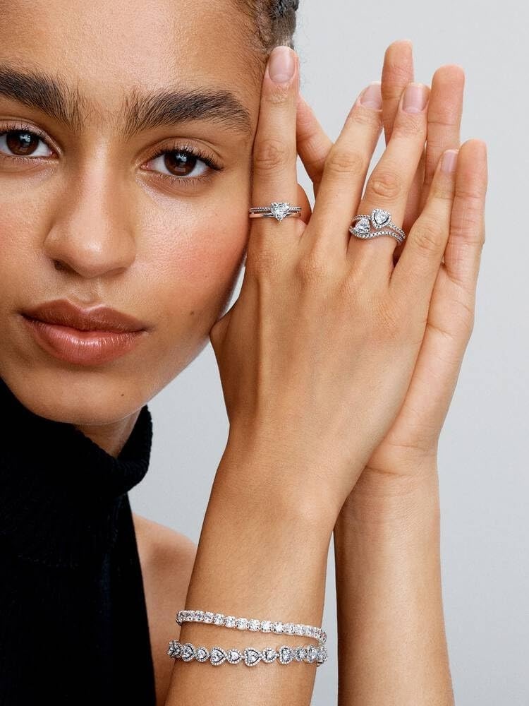 image:imagePANDORA Sparkling Bold Tennis BraceletSilver