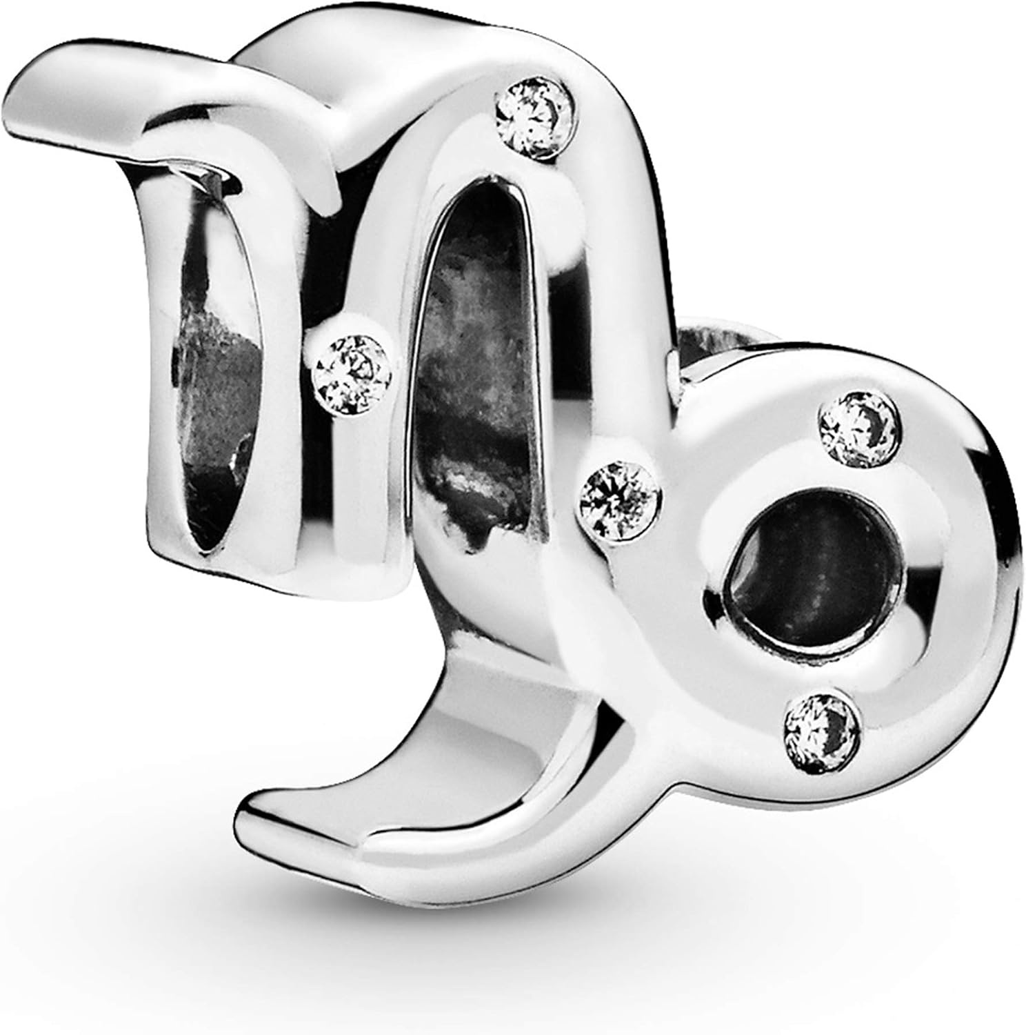 image:imagePANDORA Sparkling Capricorn Zodiac Charm Gift for Her Compatible with PANDORA Moments Sterling Silver with Cubic Zirconia With Gift Box