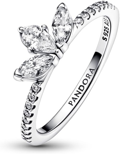 image:imagePANDORA Sparkling Herbarium Cluster Ring Ring for Women Layering or Stackable Ring Gift for Her Clear Cubic Zirconia With Gift BoxSterling Silver
