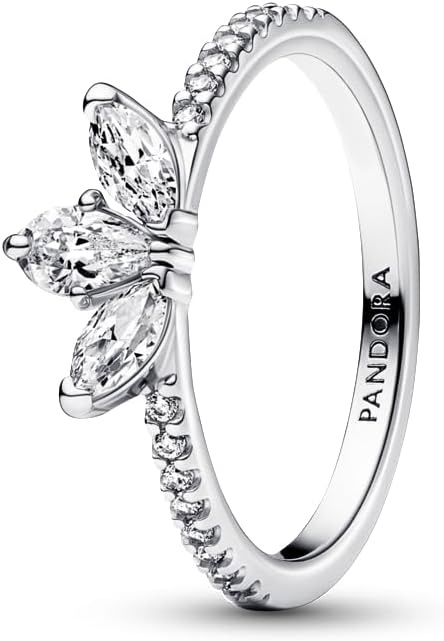 image:imagePANDORA Sparkling Herbarium Cluster Ring Ring for Women Layering or Stackable Ring Gift for Her Clear Cubic Zirconia With Gift BoxSterling Silver