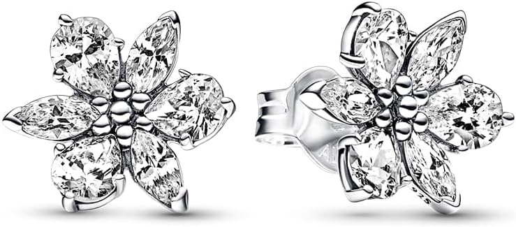 image:imagePANDORA Sparkling Herbarium Cluster Stud Earrings Gift for Her Sterling Silver Stud Earrings with Clear Cubic Zirconia Jewelry for Women With Gift Box