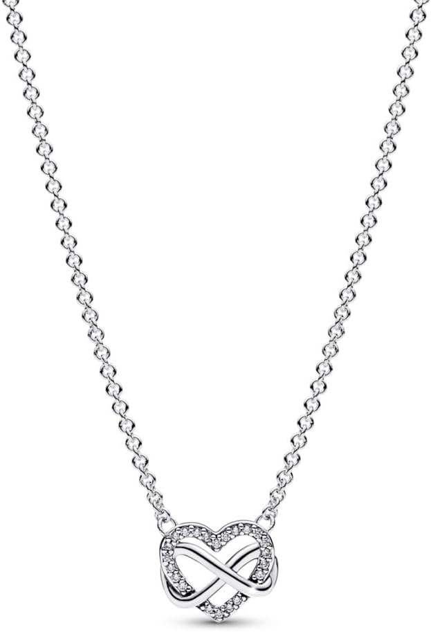 image:imagePANDORA Sparkling Infinity Heart Collier Necklace Gift for Her With Gift Box 197Sterling Silver