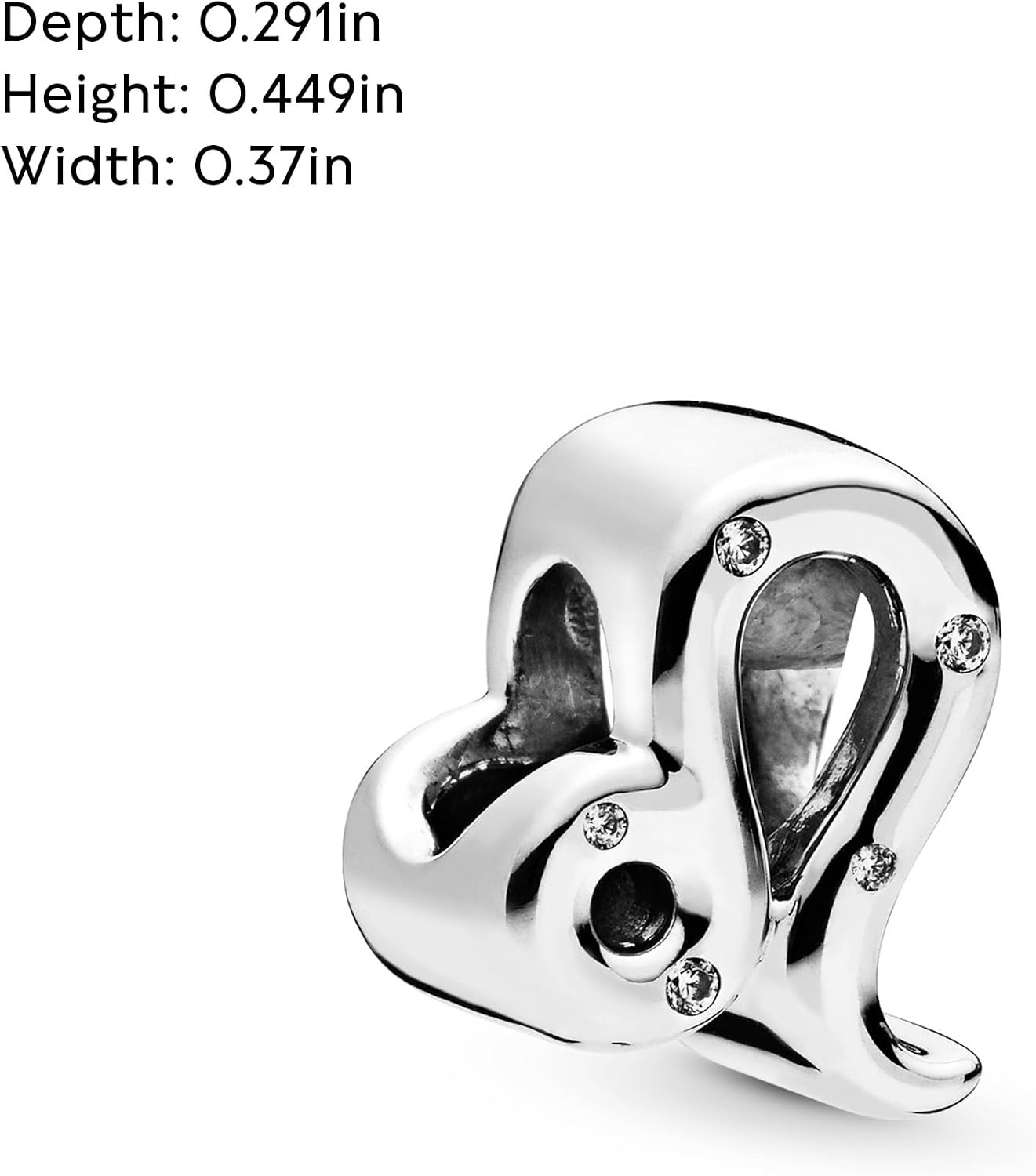 image:imagePANDORA Sparkling Leo Zodiac Charm Compatible Moments Bracelets Jewelry for Women Gift for Women in Your Life Made with Sterling Silver amp Cubic Zirconia With Gift Box