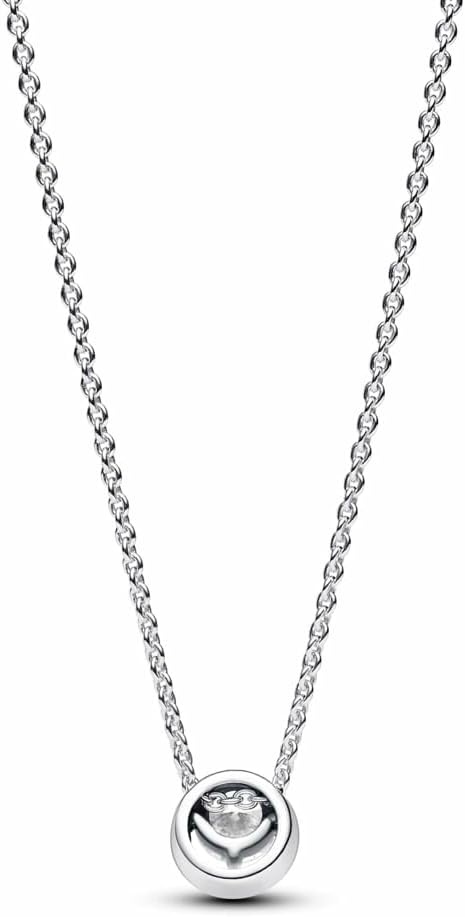 image:imagePANDORA Sparkling Round Halo Pendant Collier Necklace Gift for Women Includes Gift Box 177Sterling Silver