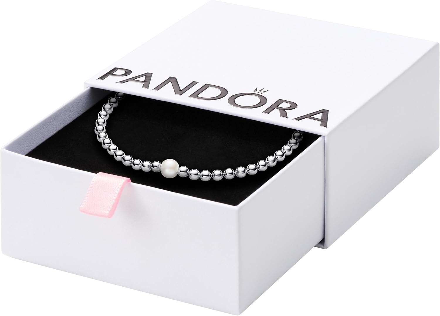 image:imagePANDORA Timeless Treated Freshwater Cultured Pearl amp Beads Bracelet Jewelry for Women Includes Gift Box180 Centimeters