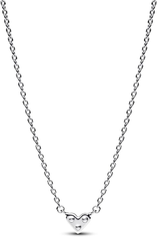 image:imagePANDORA Triple Stone Heart Collier Necklace Gift for Her Jewelry for Women With Gift Box 177Sterling silver