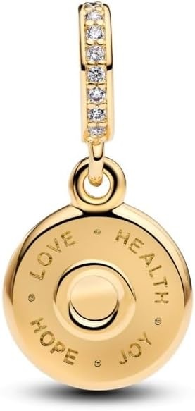 image:imagePANDORAHappy Birthday Cake Dangle CharmGold platedWith Gift Box