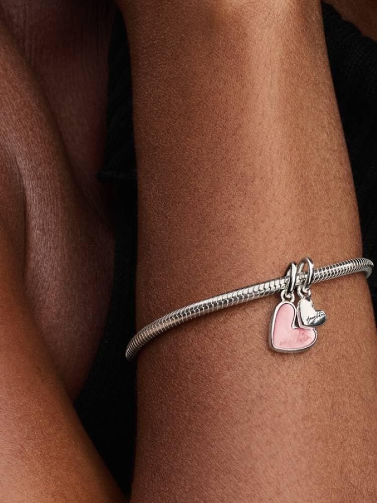 image:imagePANDORASplittable Mother amp Daughter Dangle CharmSterling silverWith Gift Box