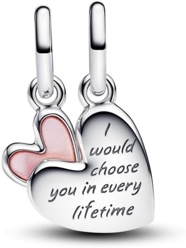 image:imagePANDORASplittable Mother amp Daughter Dangle CharmSterling silverWith Gift Box