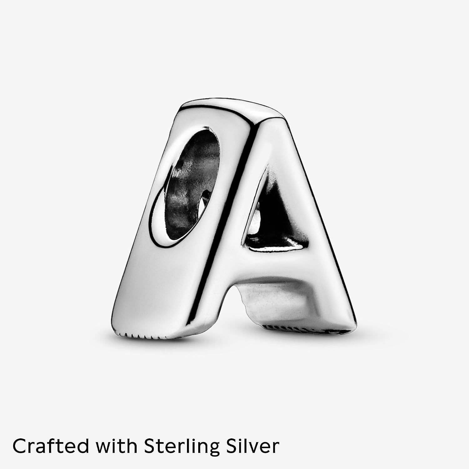 image:imagePandora Alphabet Charm Compatible Moments Gift for Her Made with Sterling Silver with Gift BoxLetter A