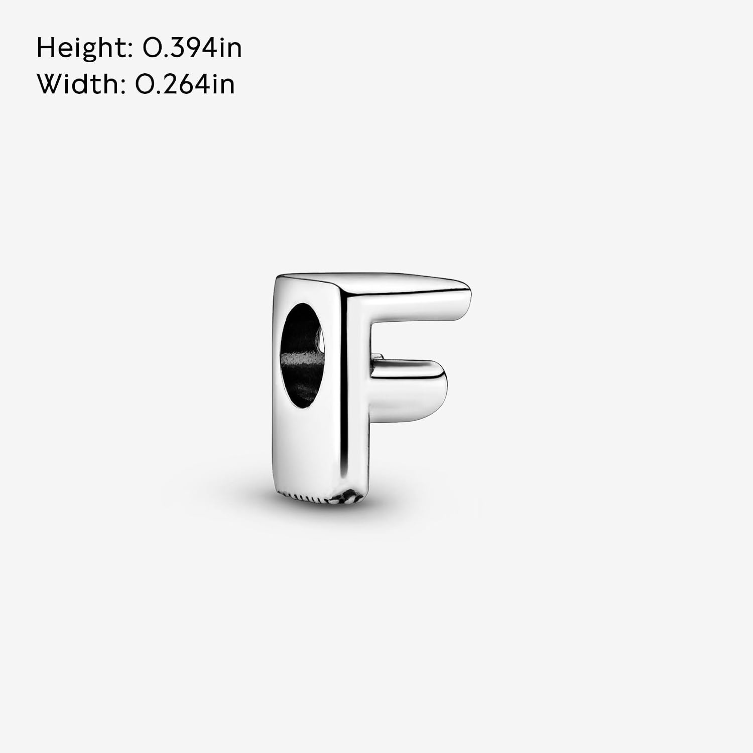 image:imagePandora Alphabet Charm Compatible Moments Gift for Her Made with Sterling Silver with Gift BoxLetter F