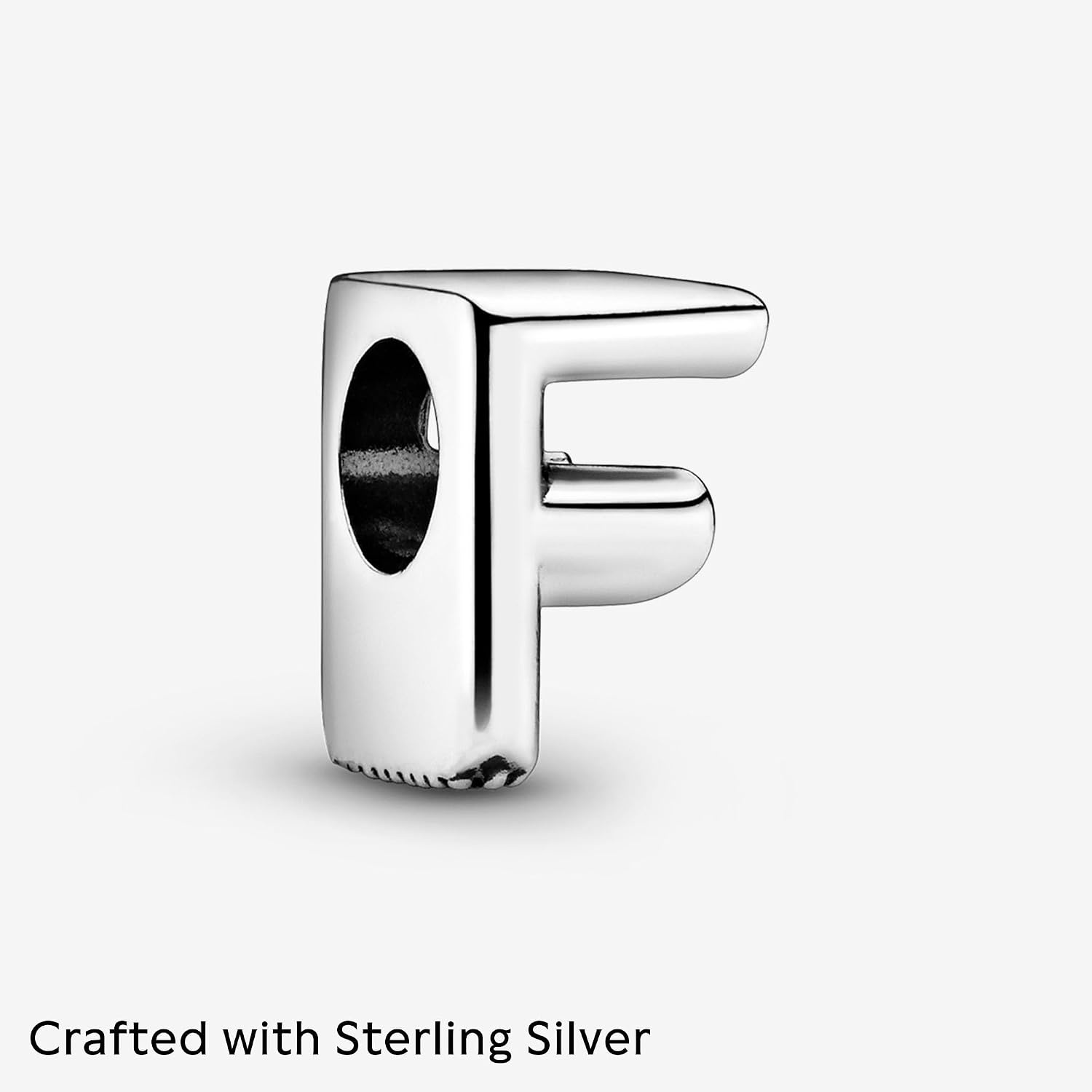 image:imagePandora Alphabet Charm Compatible Moments Gift for Her Made with Sterling Silver with Gift BoxLetter F