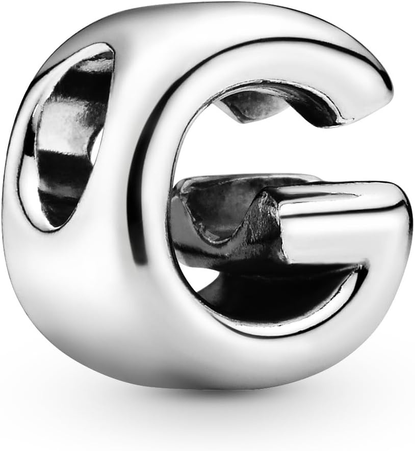 image:imagePandora Alphabet Charm Compatible Moments Gift for Her Made with Sterling Silver with Gift BoxLetter G