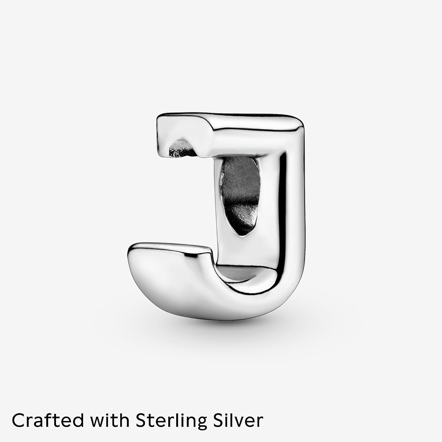 image:imagePandora Alphabet Charm Compatible Moments Gift for Her Made with Sterling Silver with Gift BoxLetter J