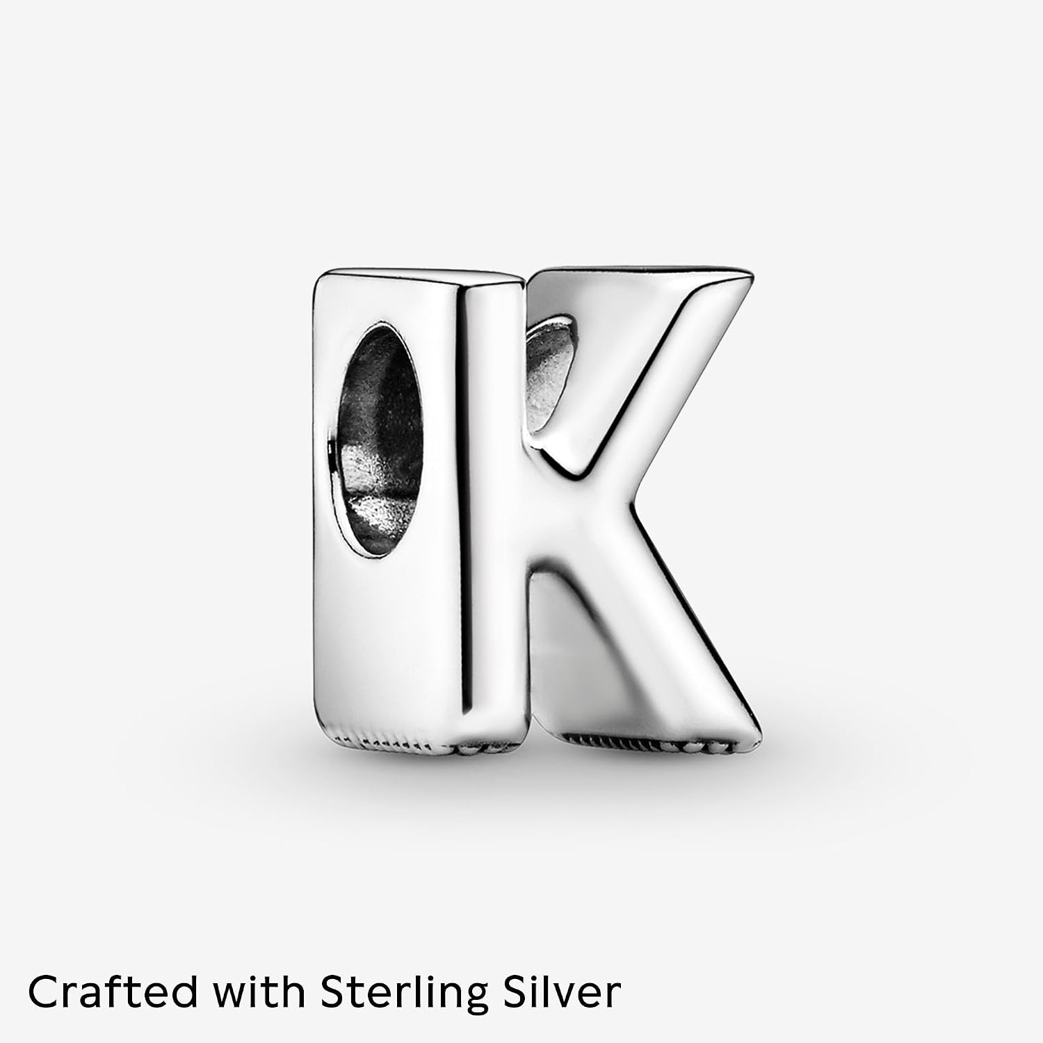 image:imagePandora Alphabet Charm Compatible Moments Gift for Her Made with Sterling Silver with Gift BoxLetter K