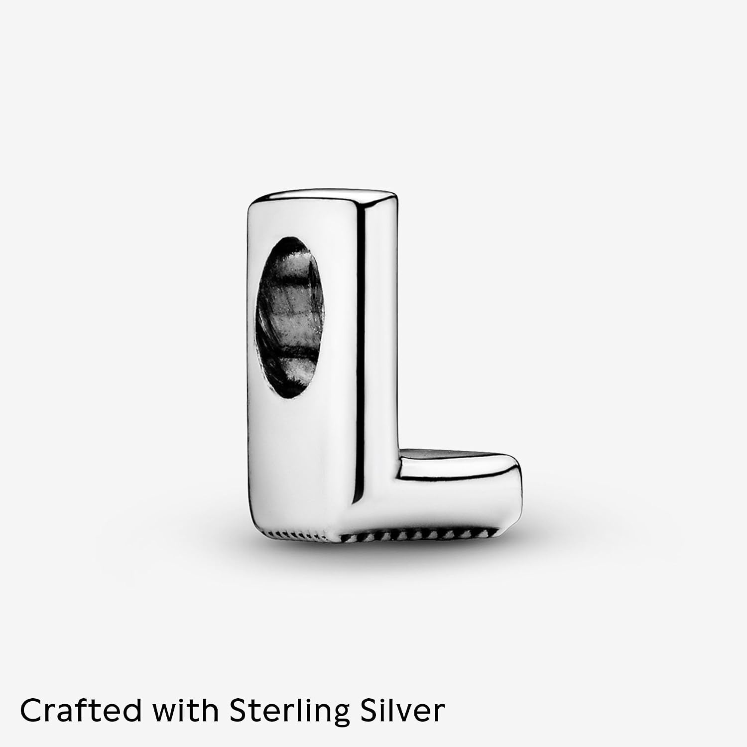 image:imagePandora Alphabet Charm Compatible Moments Gift for Her Made with Sterling Silver with Gift BoxLetter L