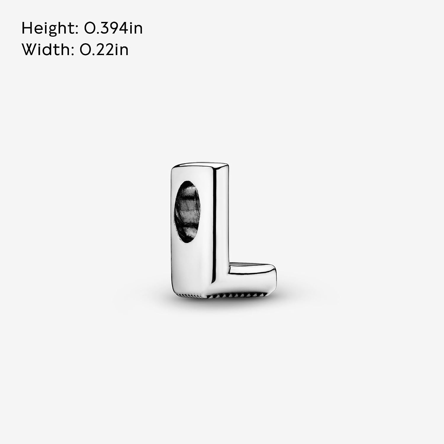 image:imagePandora Alphabet Charm Compatible Moments Gift for Her Made with Sterling Silver with Gift BoxLetter L