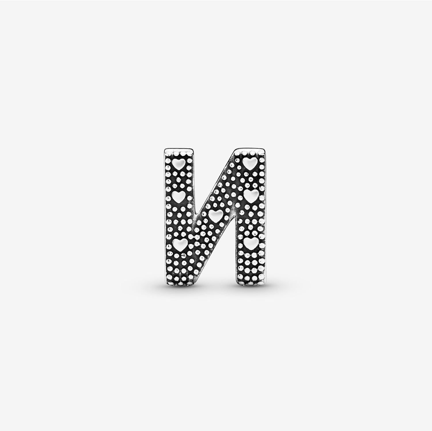 image:imagePandora Alphabet Charm Compatible Moments Gift for Her Made with Sterling Silver with Gift BoxLetter N