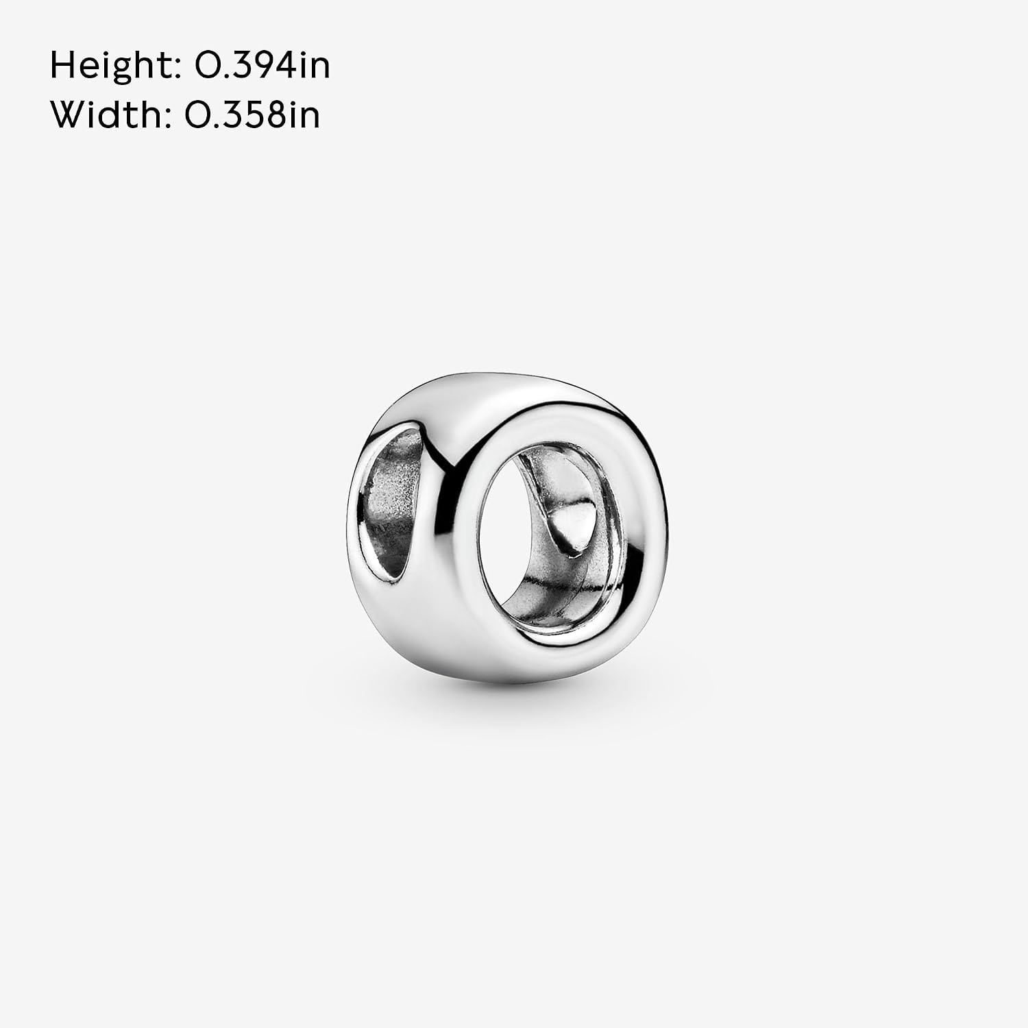 image:imagePandora Alphabet Charm Compatible Moments Gift for Her Made with Sterling Silver with Gift BoxLetter O