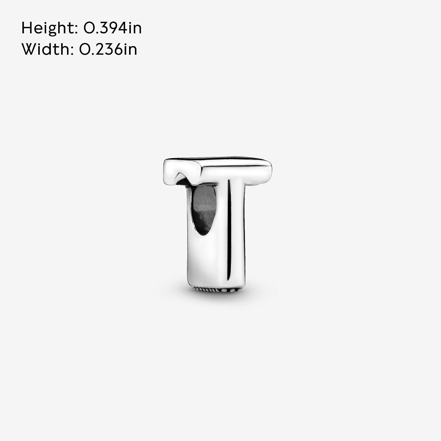 image:imagePandora Alphabet Charm Compatible Moments Gift for Her Made with Sterling Silver with Gift BoxLetter T