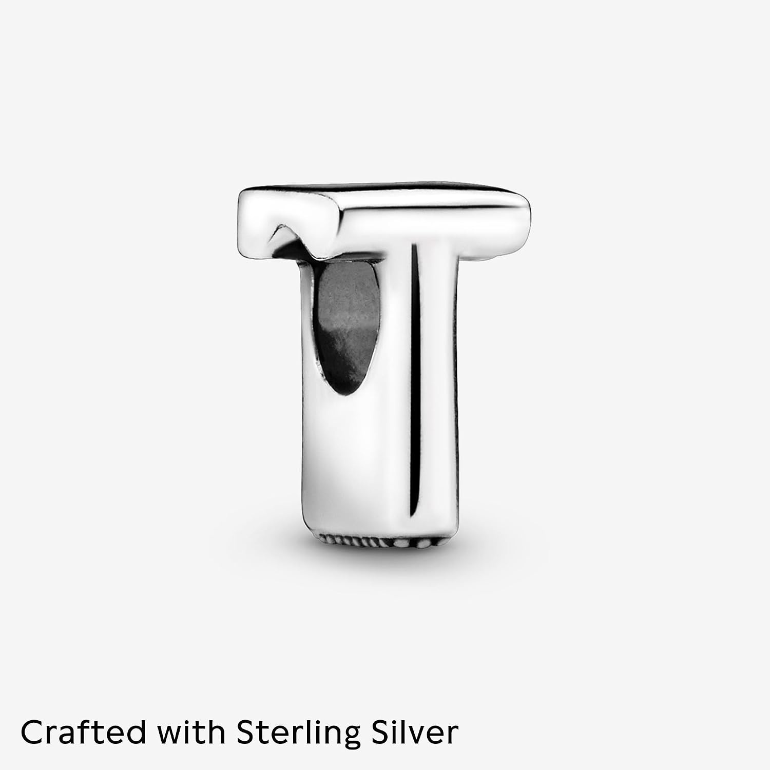 image:imagePandora Alphabet Charm Compatible Moments Gift for Her Made with Sterling Silver with Gift BoxLetter T