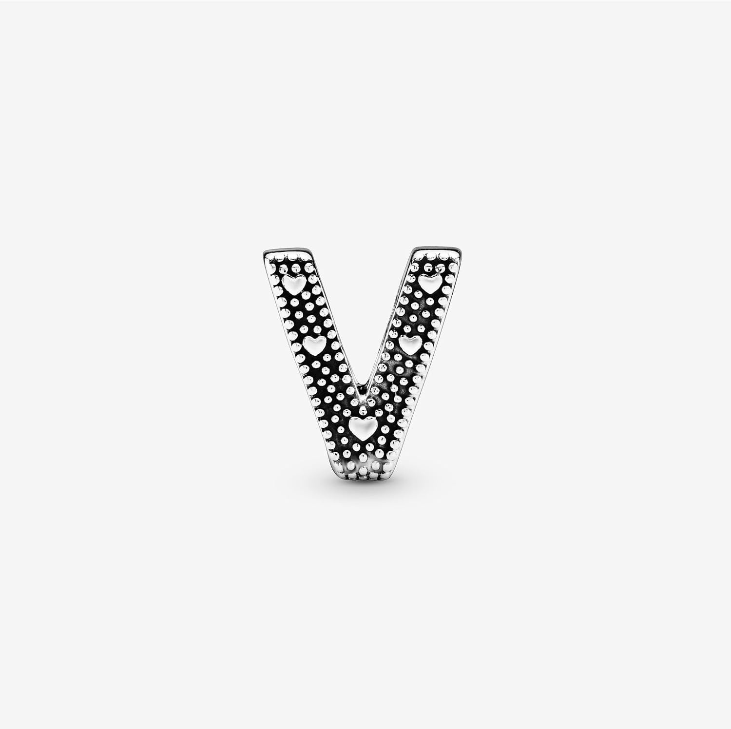 image:imagePandora Alphabet Charm Compatible Moments Gift for Her Made with Sterling Silver with Gift BoxLetter V