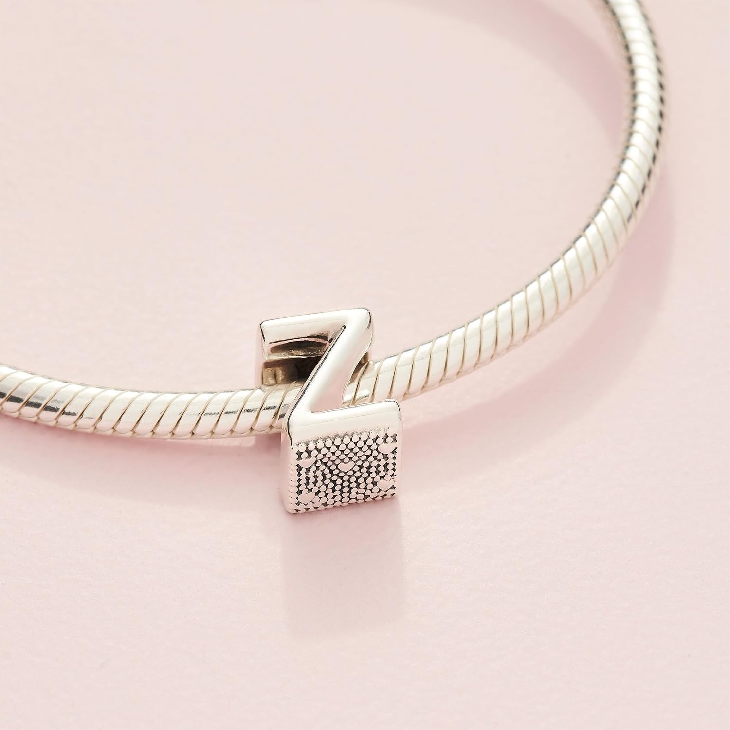 image:imagePandora Alphabet Charm Compatible Moments Gift for Her Made with Sterling Silver with Gift BoxLetter Z