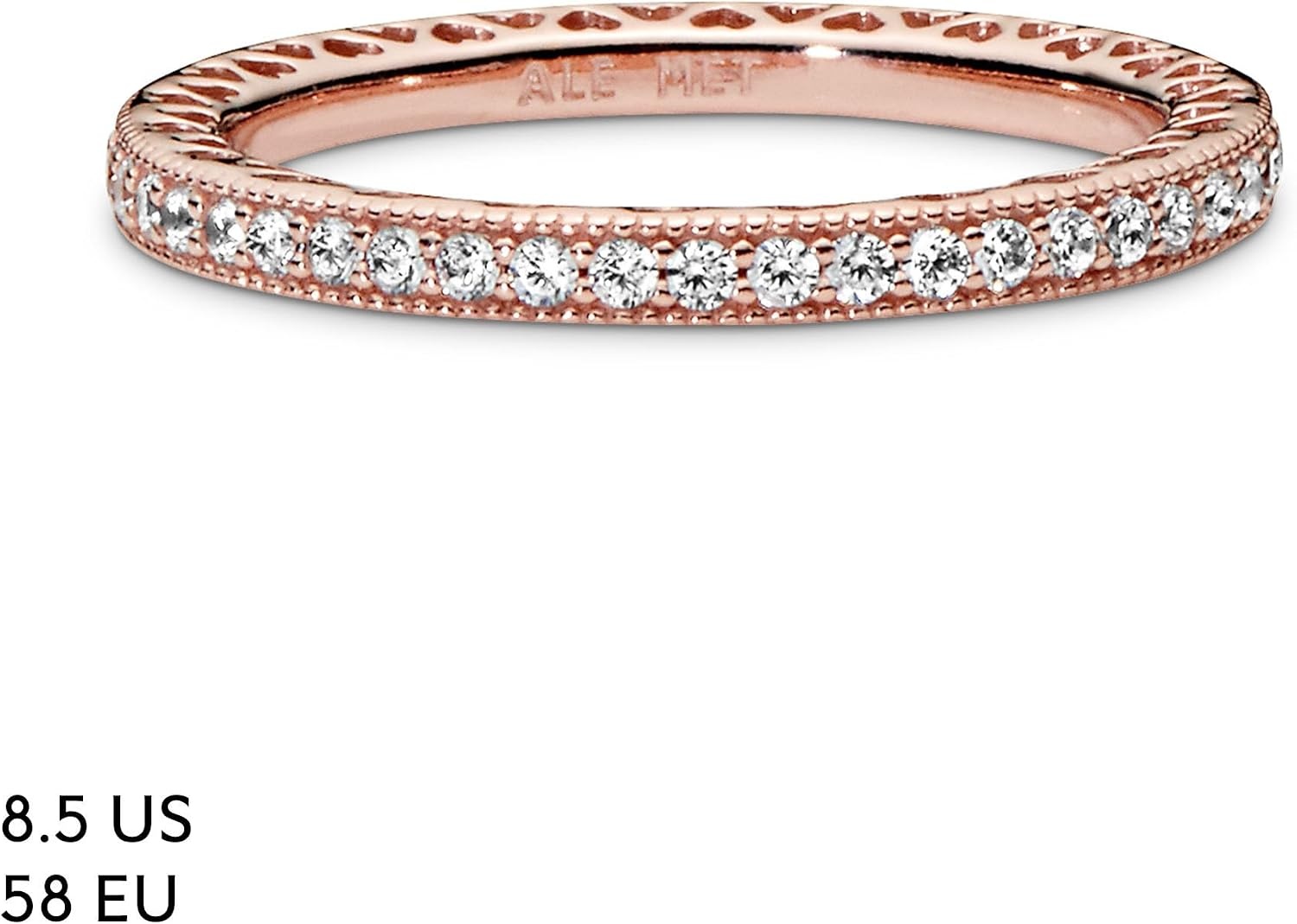 image:imagePandora Halo Sparkle amp Hearts Ring Ring for Women with Cubic Zirconia Layering or Stackable Ring Gift for Her With Gift BoxRose Gold