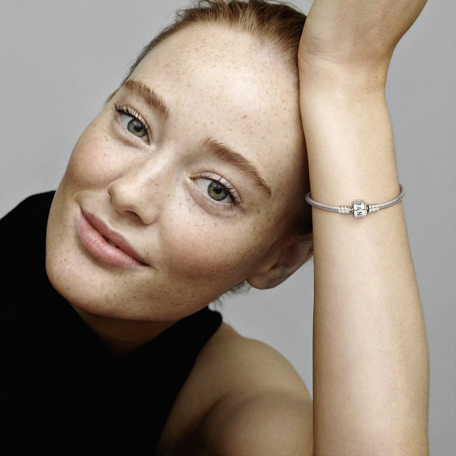 image:imagePandora Jewelry Iconic Moments Snake Chain Charm Bracelet83 Inches