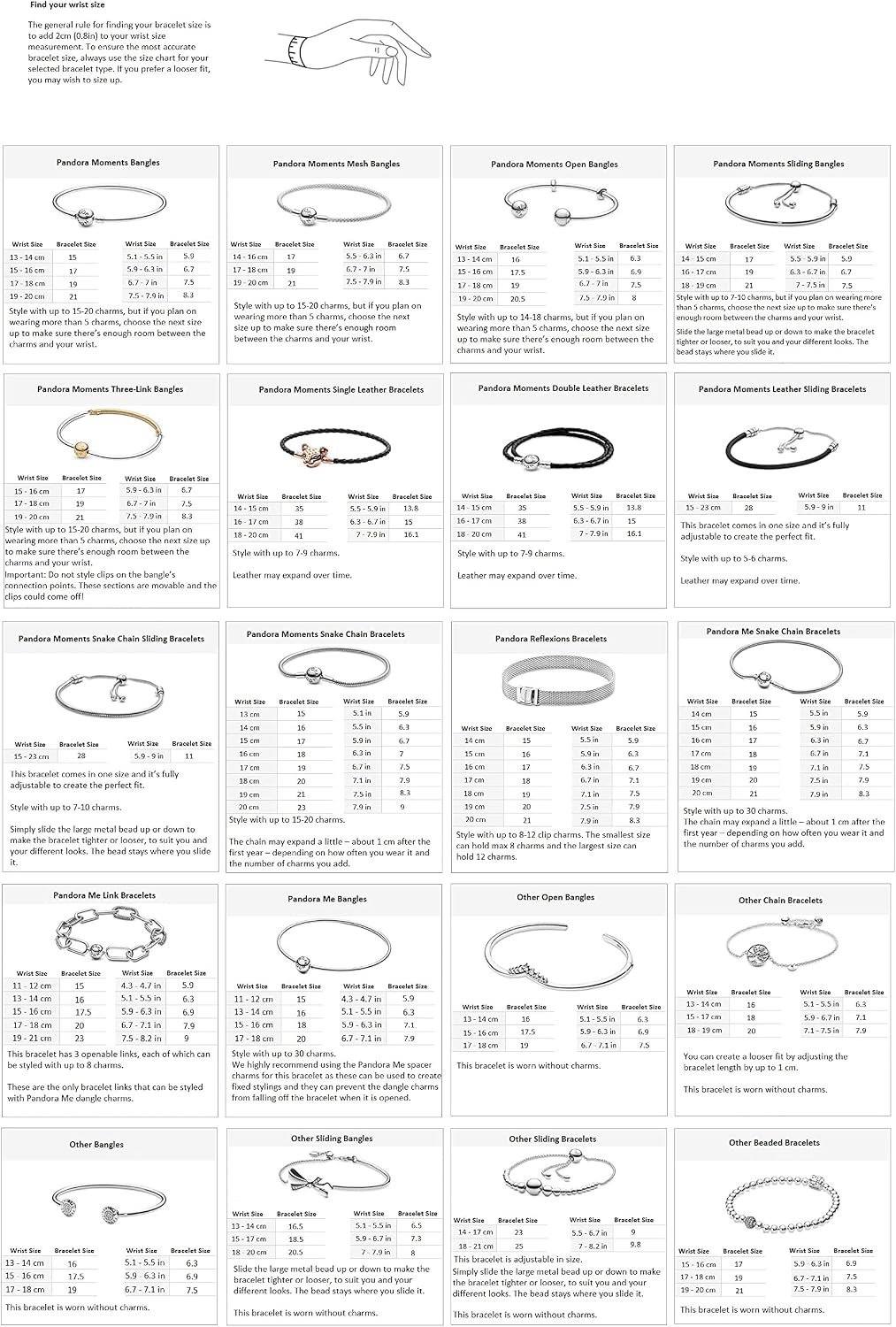 image:imagePandora Jewelry Iconic Moments Snake Chain Charm Bracelet9 Inches