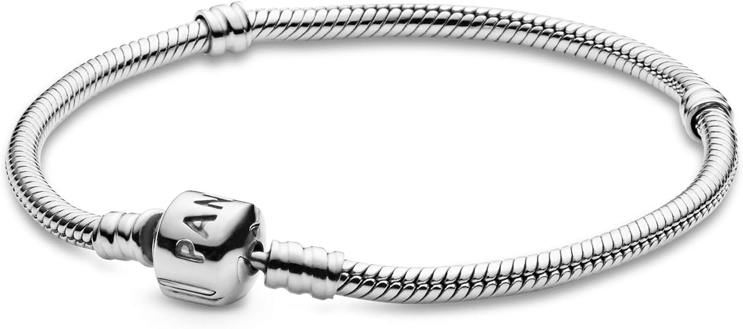 image:imagePandora Jewelry Iconic Moments Snake Chain Charm Bracelet9 Inches