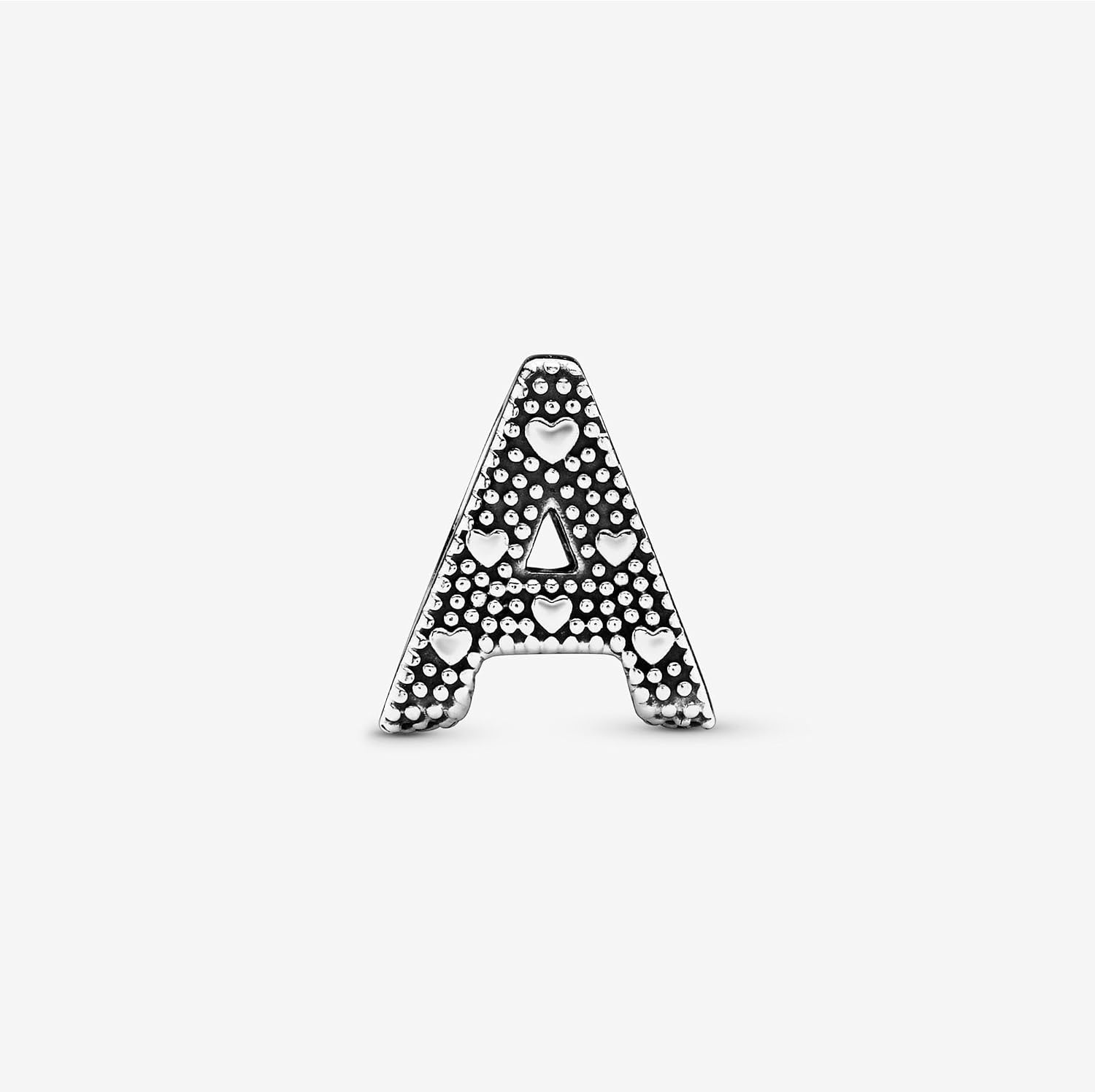 image:imagePandora Jewelry Letter A Alphabet Charm Beautiful Charm Letter for Pandora Charm Bracelets Silver No Box