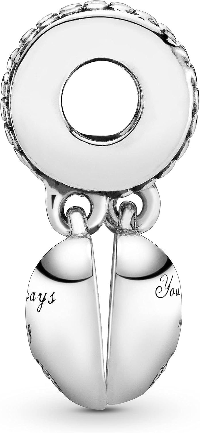 image:imagePandora Jewelry Mother and Daughter Hearts Dangle Cubic Zirconia Charm in Sterling Silver
