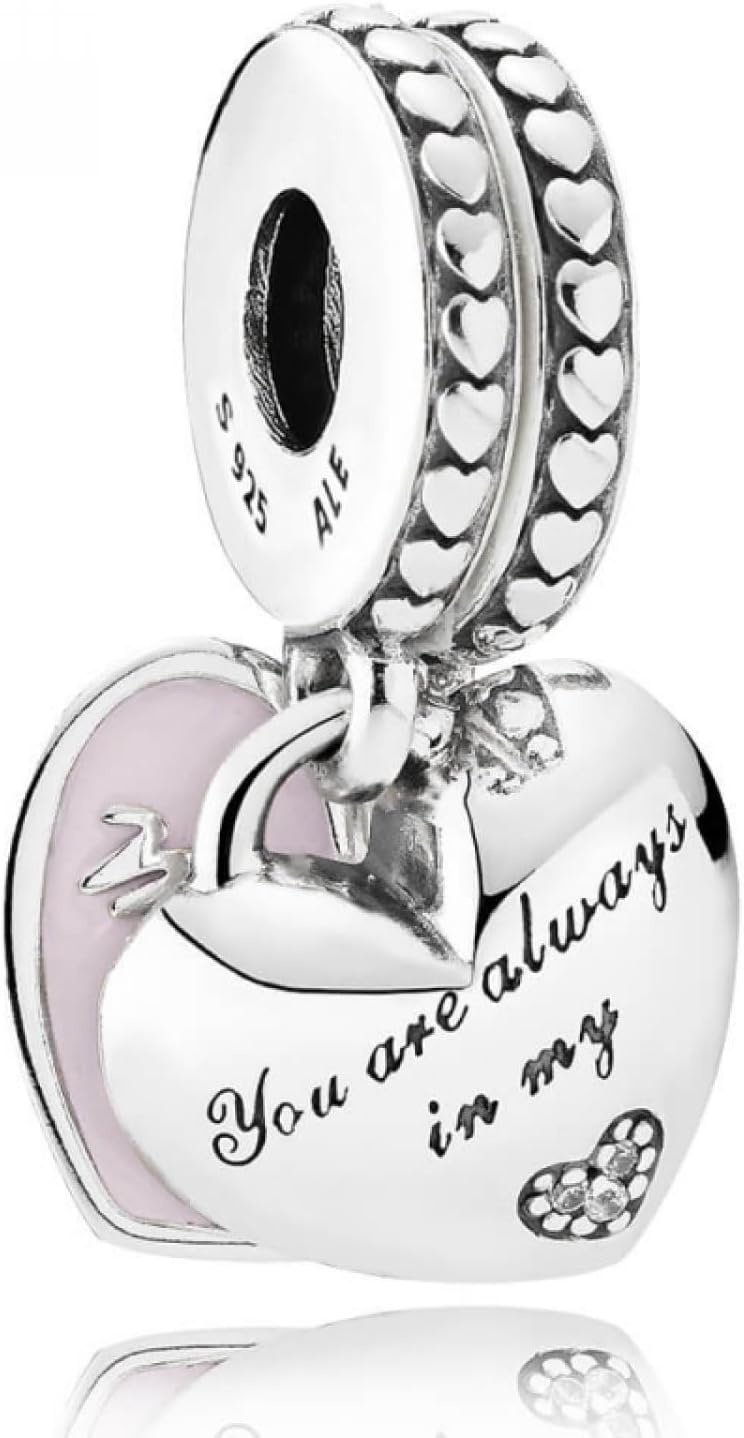 image:imagePandora Jewelry Mother and Daughter Hearts Dangle Cubic Zirconia Charm in Sterling Silver