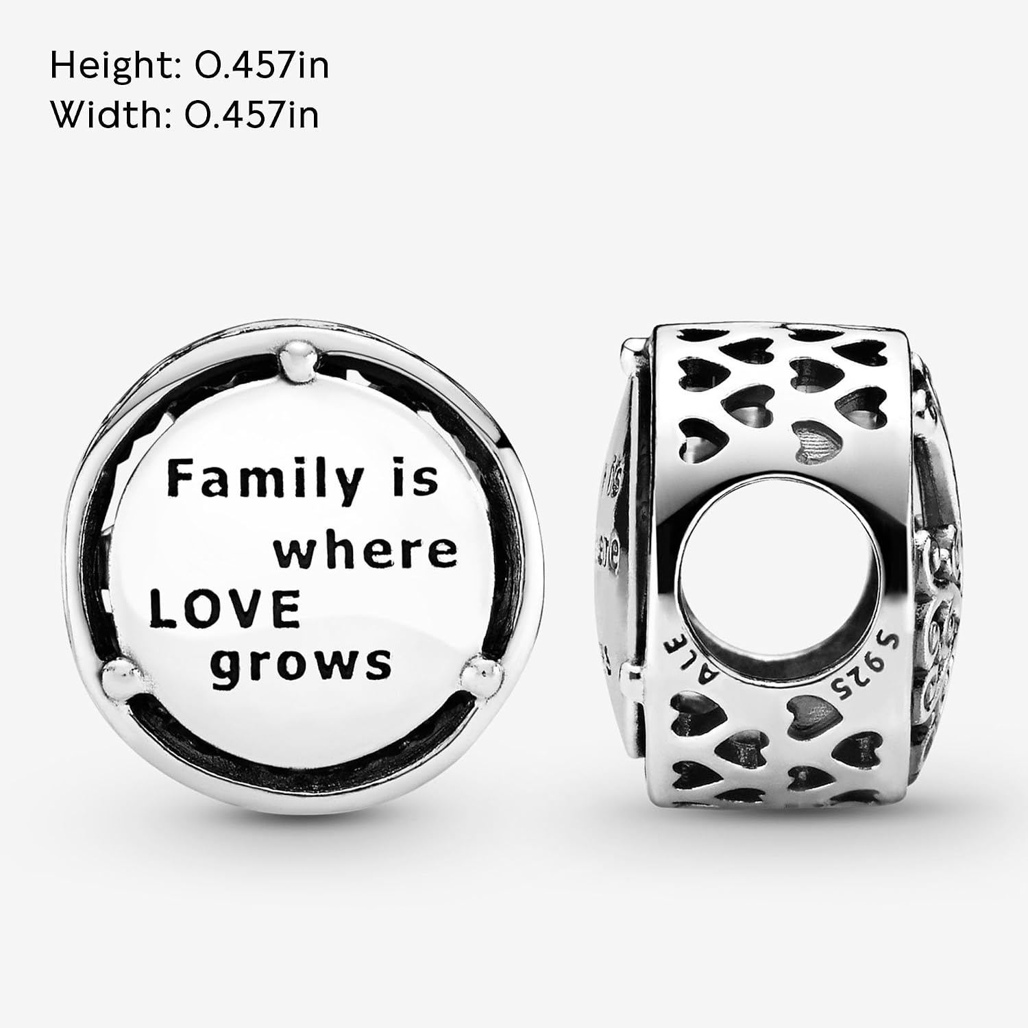 image:imagePandora Jewelry Openwork Family Roots Charm Family Tree Charm for Pandora Charm Bracelets Perfect for Anniversary Holiday or Birthday Gift Sterling Silver