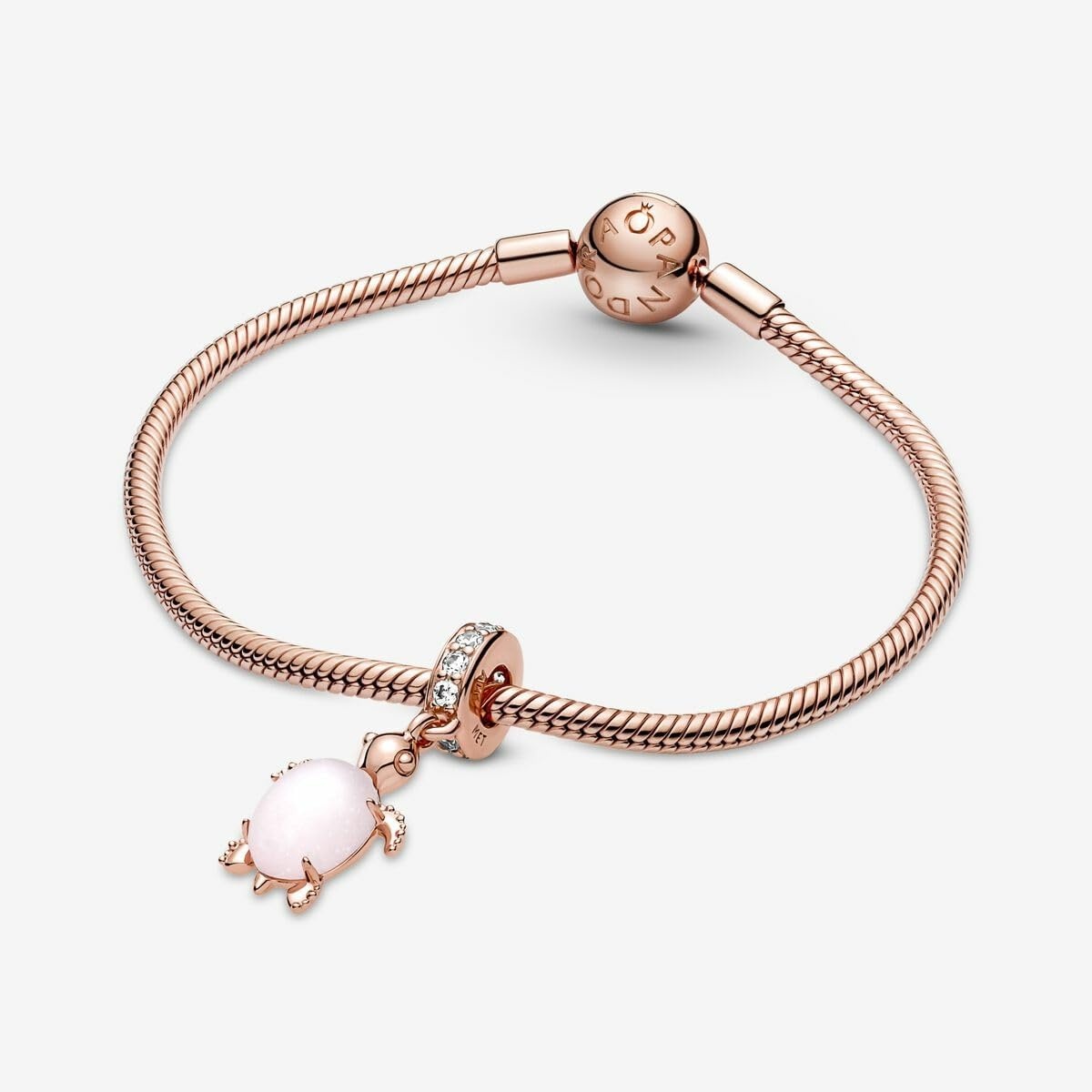 image:imagePandora Murano Glass Pink Sea Turtle Dangle Charm Compatible with Pandora Moments Gift for Women Stunning Womens Jewelry Made with Pandora Rose amp Cubic Zirconia with Gift Box